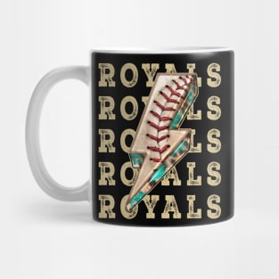 Aesthetic Design Royals Gifts Vintage Styles Baseball Mug